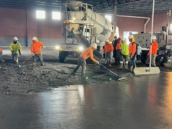 Eckman-Green-Ice-Concrete-Pour